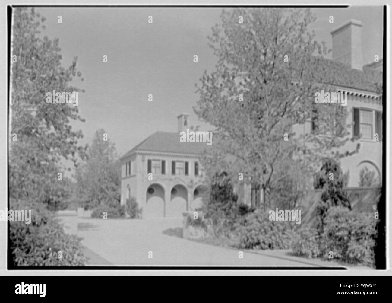 Howard Phipps, Residence in Westbury, Long Island. Stockfoto