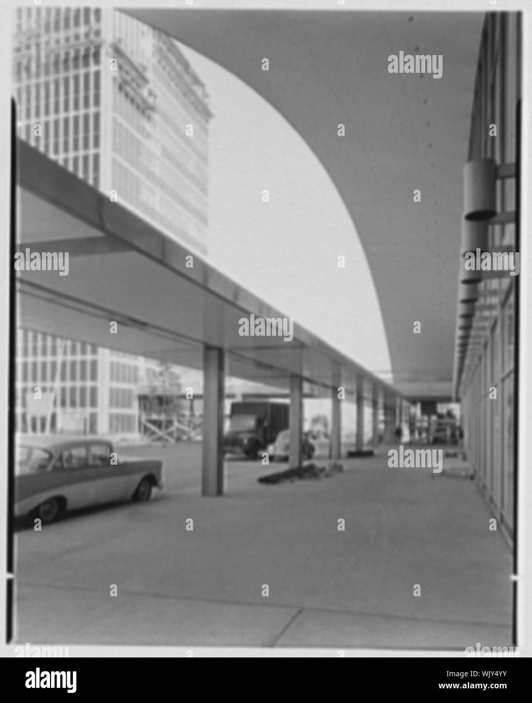 Idlewild Airport Ankunftshalle. Stockfoto