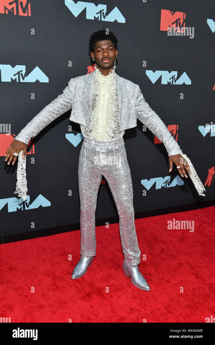 Lil Nas-X besucht die 2019 MTV Video Music Awards im Prudential Center am 26. August 2019 in Newark, New Jersey. Stockfoto