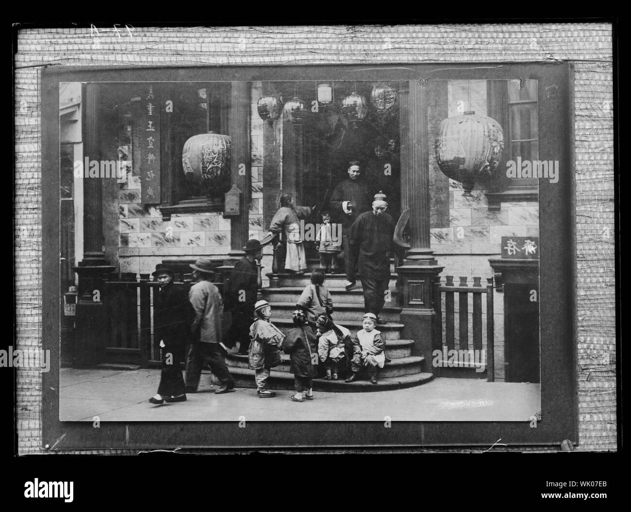 Vor der Joss House, Chinatown, San Francisco Stockfoto