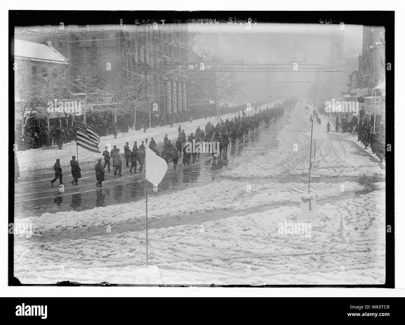 Eröffnungs-Parade, Begleitung Taft zum Capitol, Washington, D.C. Stockfoto