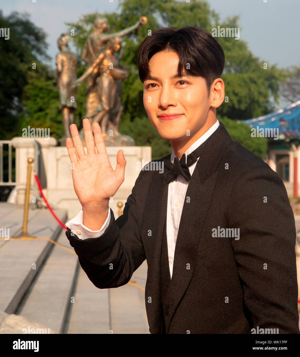 Ji Chang-Wook, 28. August 2019: Koreanische Schauspieler Ji Chang-Wook auf der Seoul International Drama Awards 2019 in Seoul, Südkorea. Quelle: Lee Jae-Won/LBA/Alamy leben Nachrichten Stockfoto