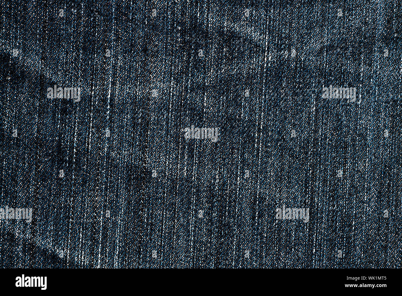 Blue demin Stoff Textur Hintergrund. Stockfoto