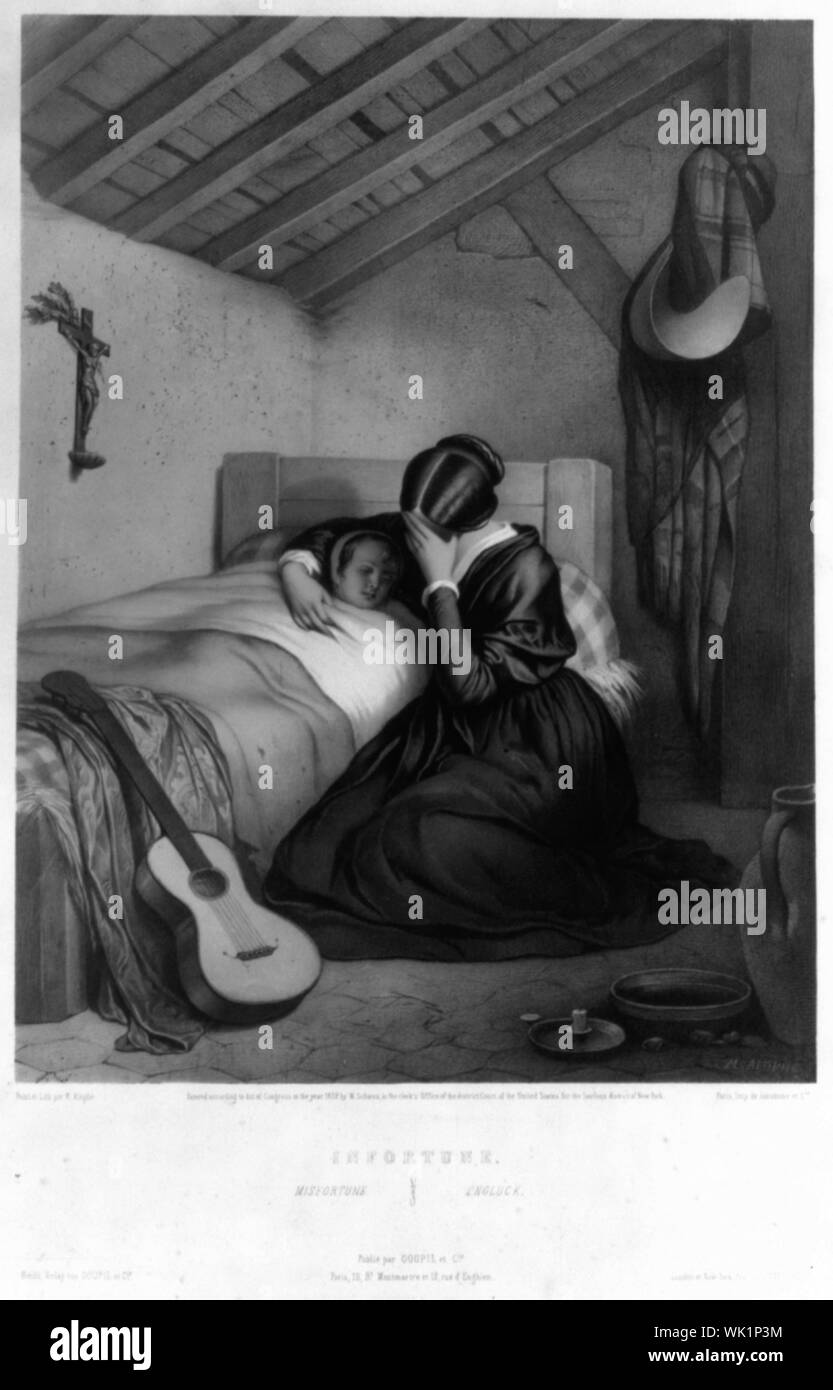 Infortune. Minsfortune. Ungluck Stockfoto