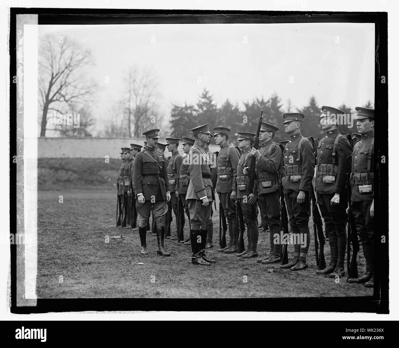 Inspektion von Georgetown R.O.T. Corps, 4/1/25 Stockfoto
