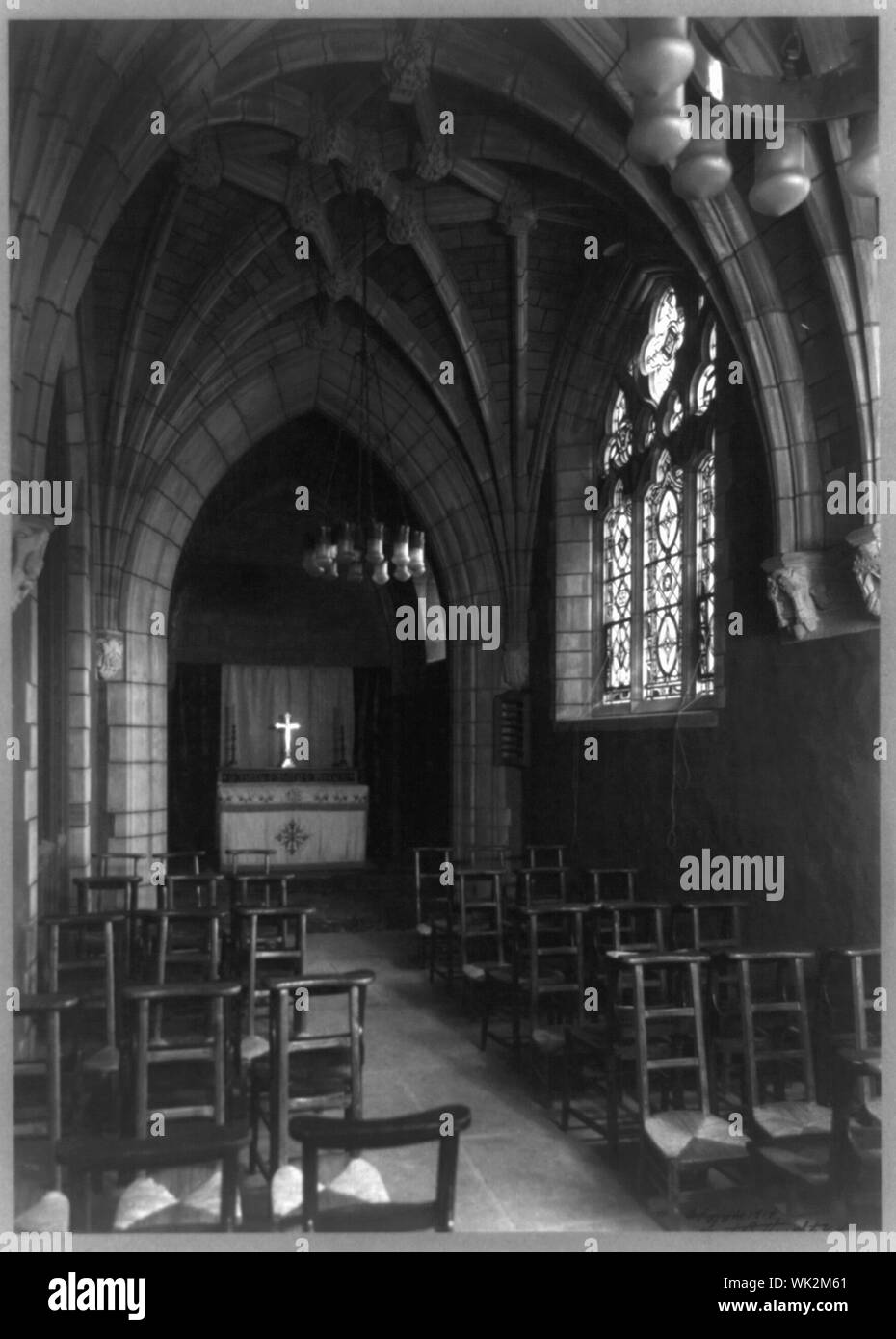 Innenraum der Kapelle der Fürbitte, Süden Kapelle, New York City Stockfoto