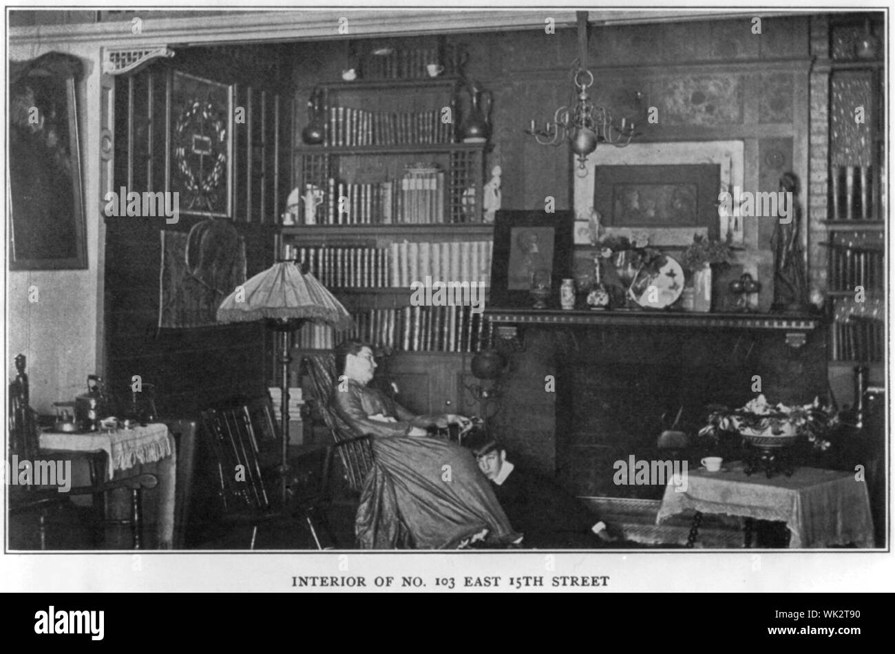 Innenraum der Nr. 103 East 15 St. Stockfoto