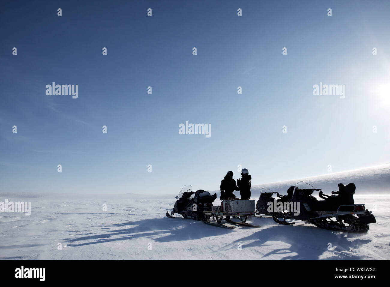 Polar Expedition Stockfoto
