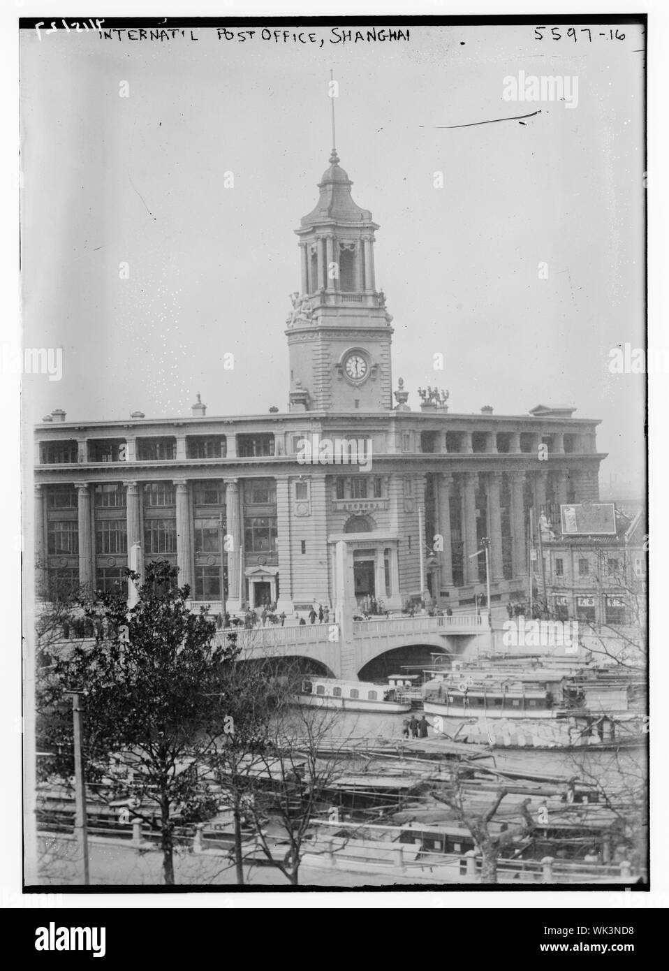 Internationl d.h. internationale Post, Shanghai Stockfoto