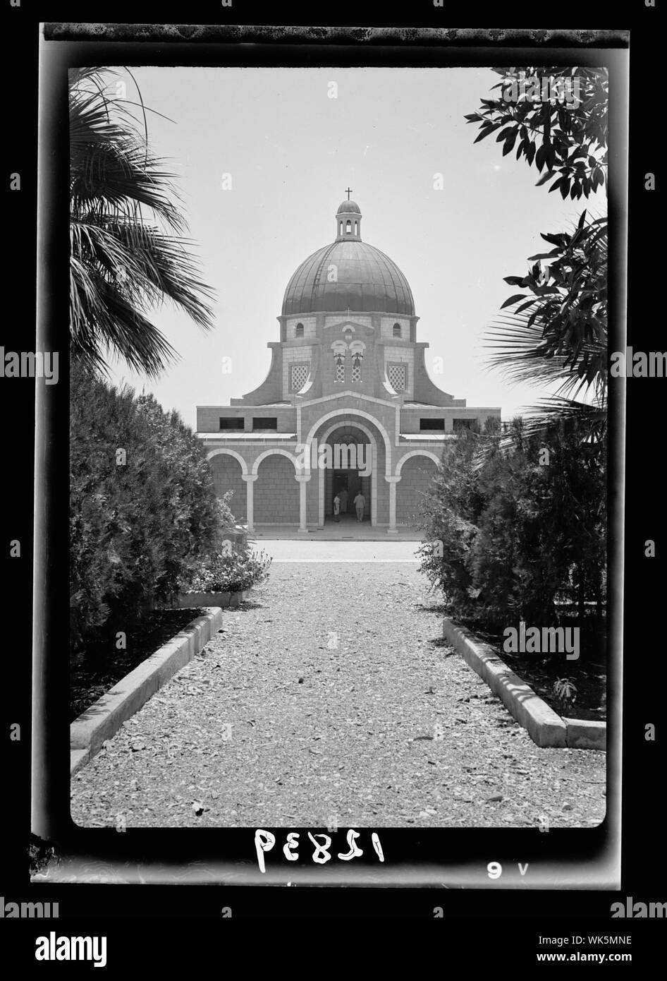 Italienischen Kapelle am nördlichen Ende des Sees von Galiläa Stockfoto