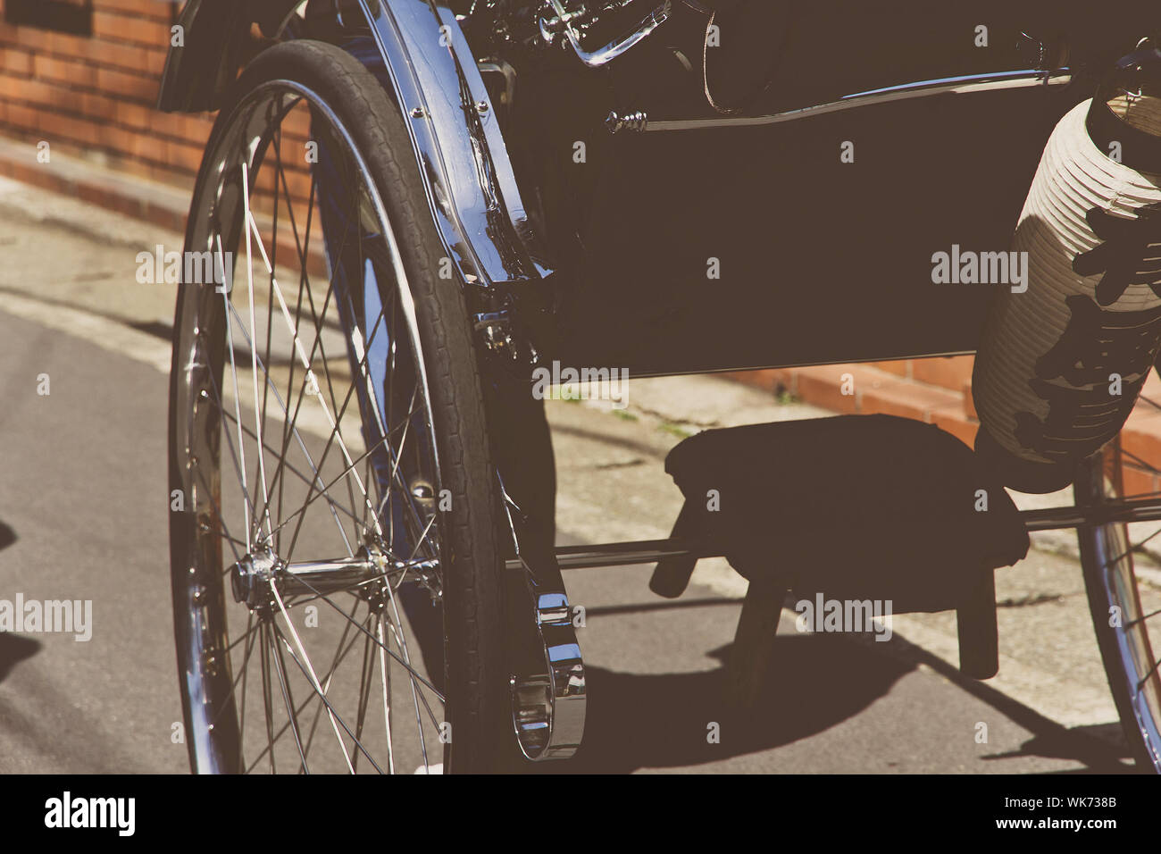 Rikscha in Kyoto, japan Stockfoto