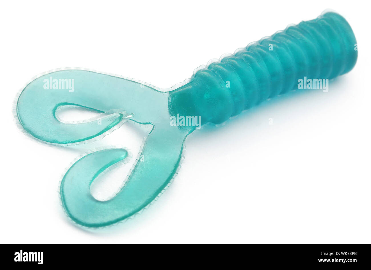 Silicon Aufsatz Wurm als künstliche Köder für den Fischfang Stockfoto