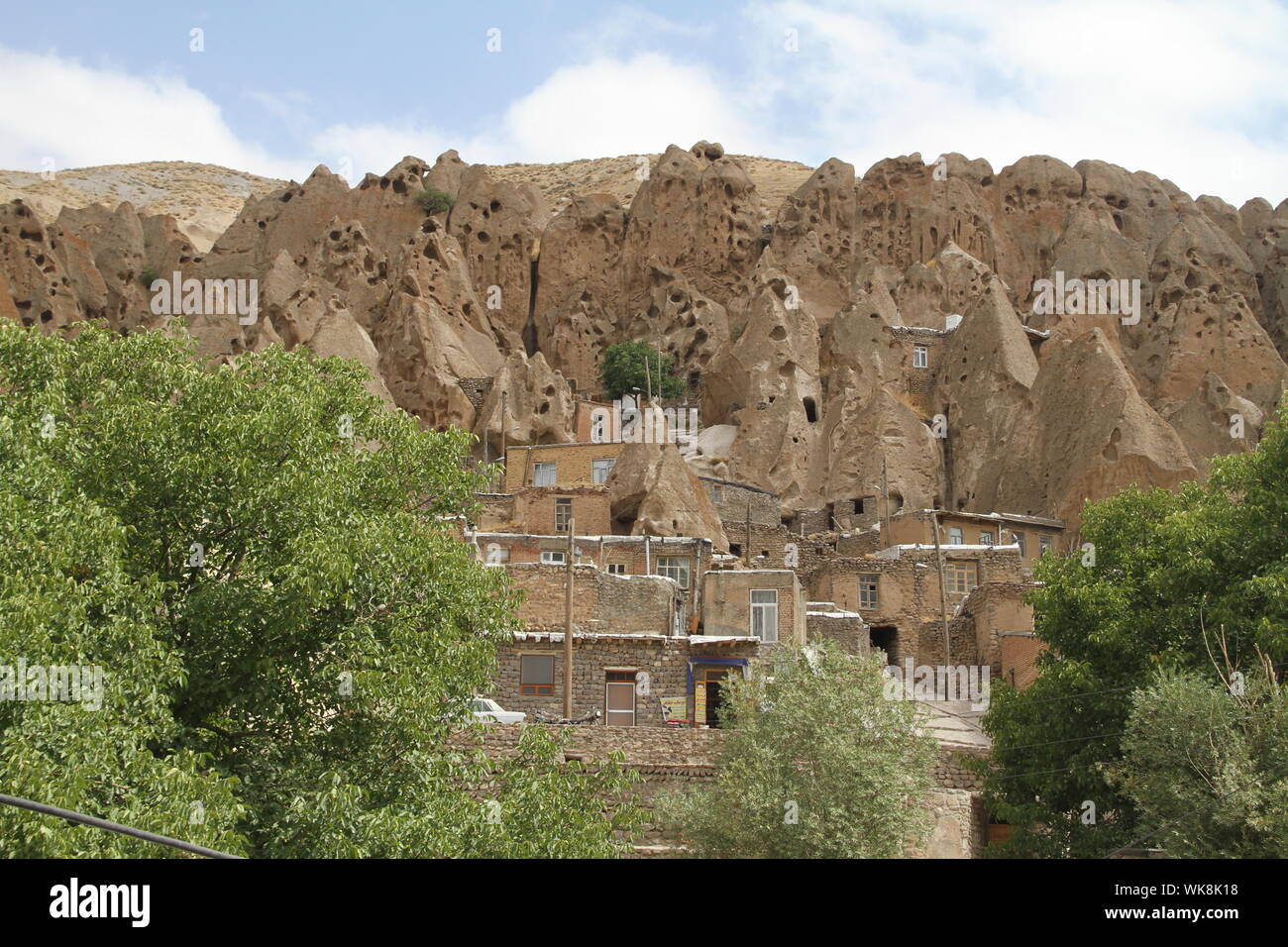 Iran, Kandovan Dorf, Osten Aserbaidschan, in der Nähe von Täbris, Höhlenwohnungen Stockfoto