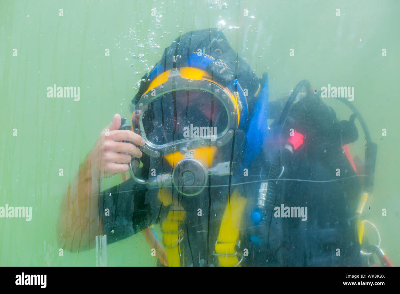 Tauchen tank Diver, tauchen Tank, in Bournemouth, Dorset UK Air Festival im August Stockfoto
