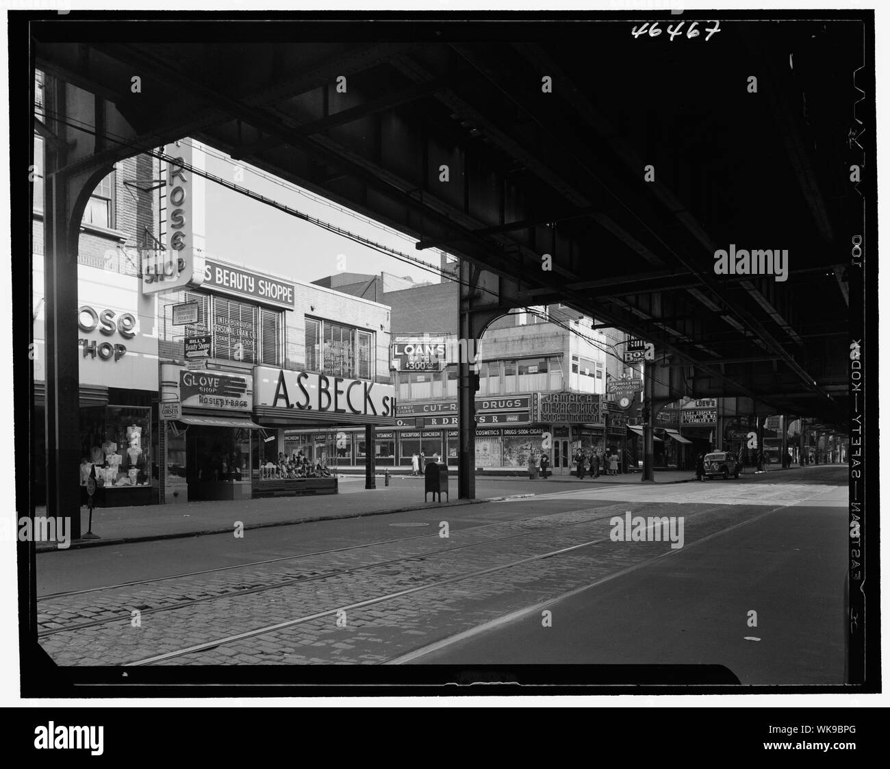Jamaica Ave., Jamaica, New York. Stockfoto