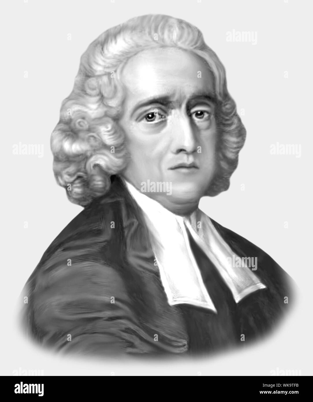 Stephen Hales 1677-1761 englischer Geistlicher Erfinder Stockfoto