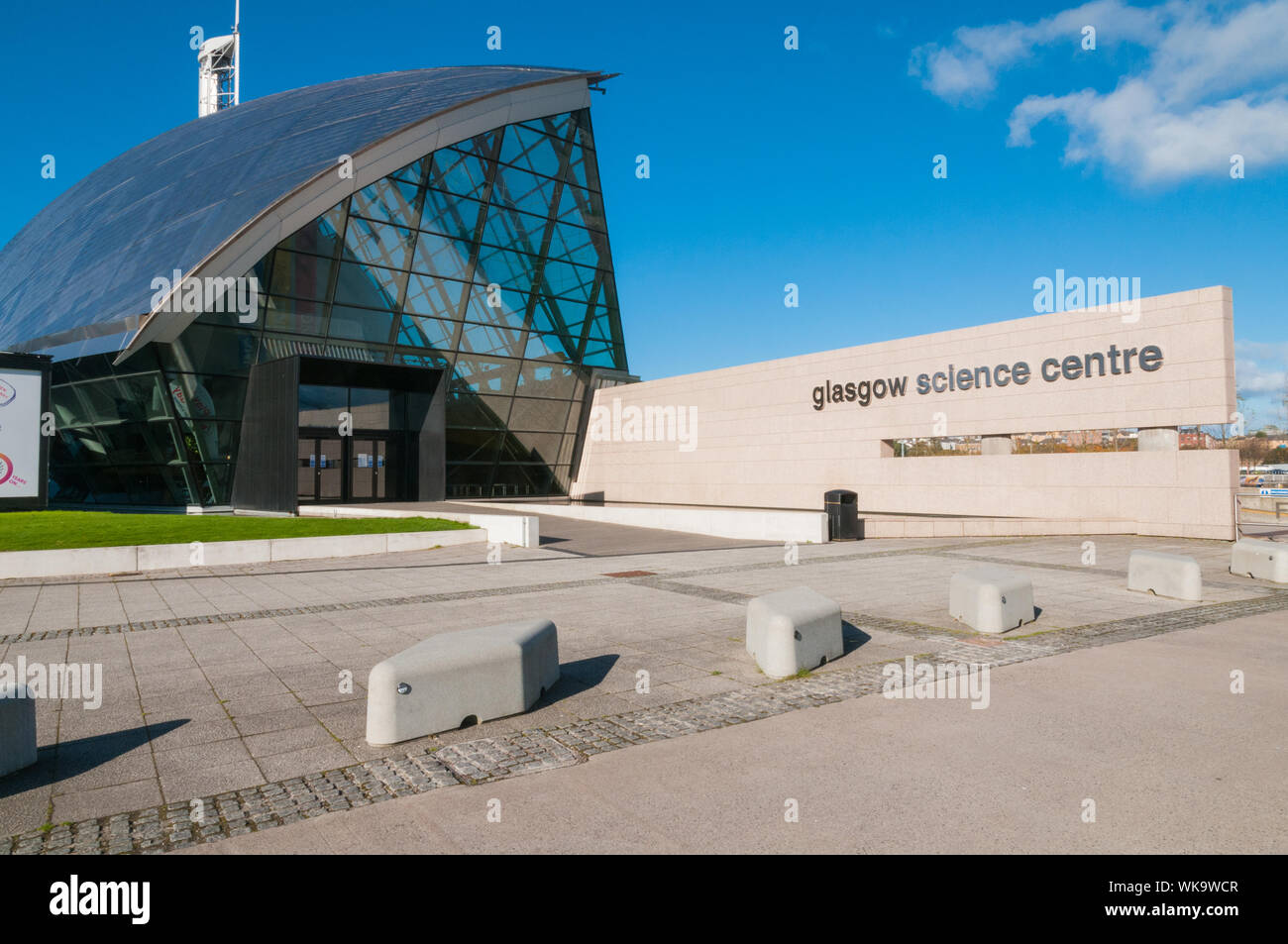 Glasgow Science Centre Pacific Quay Govan Glasgow Schottland Stockfoto