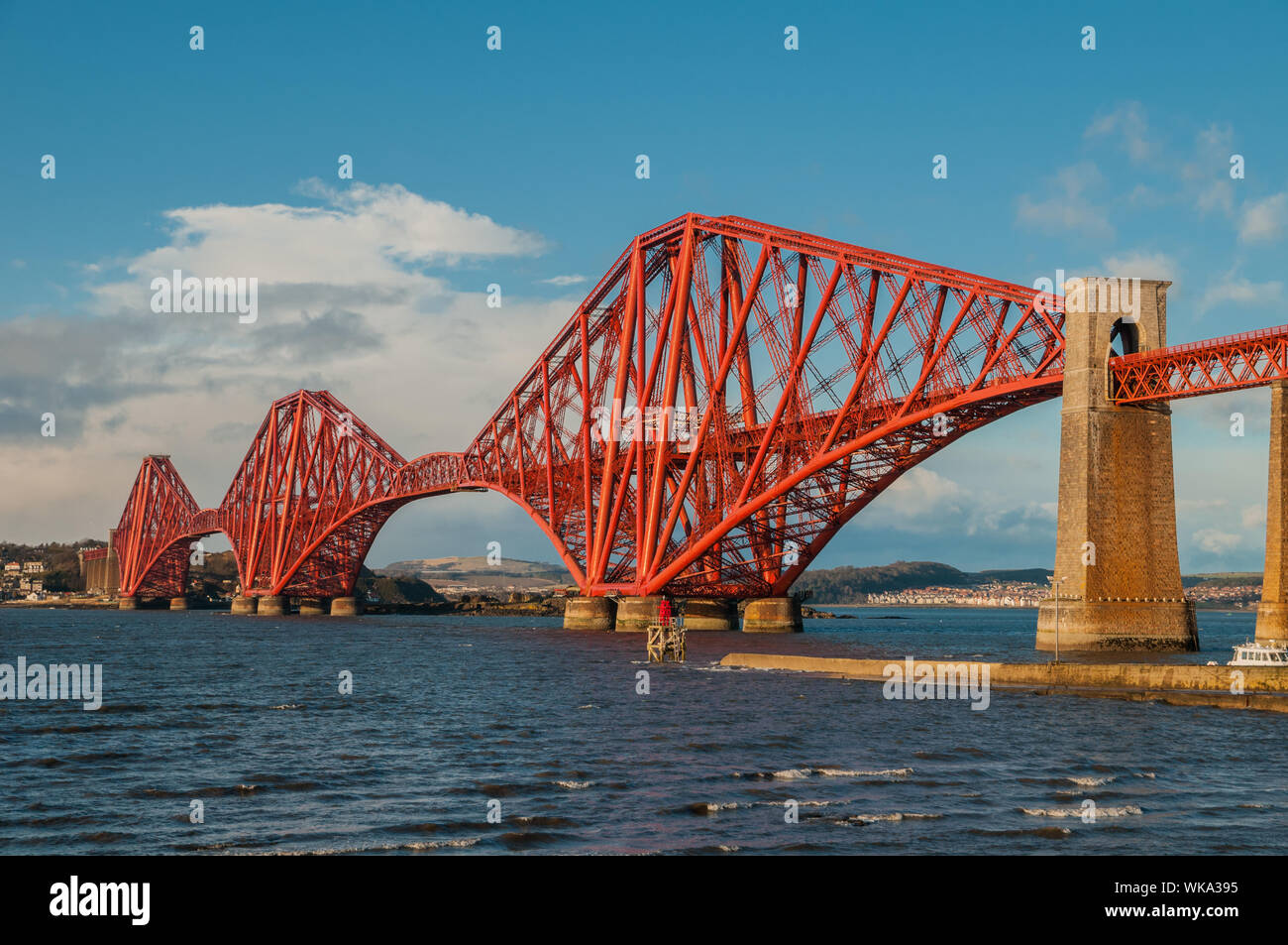 Forth Rail Bridge über den Firth-of-Forth in South Queensferry Edinburgh Schottland Stockfoto