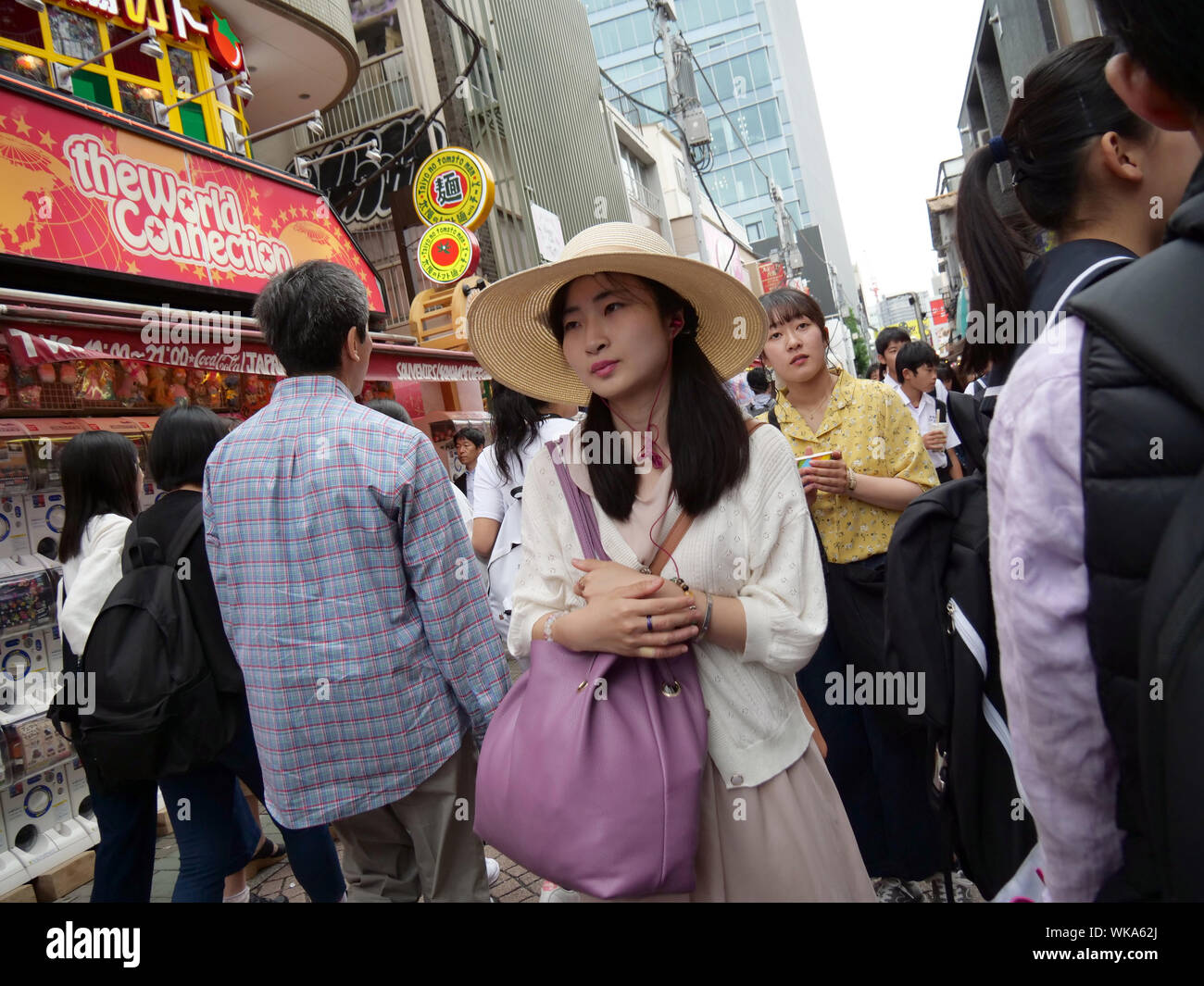 JAPAN - Foto von Sean Sprague Harajuku, Tokio. Takeshita-dori, trendige Kleidung Street und Mekka für Jugendliche. Stockfoto