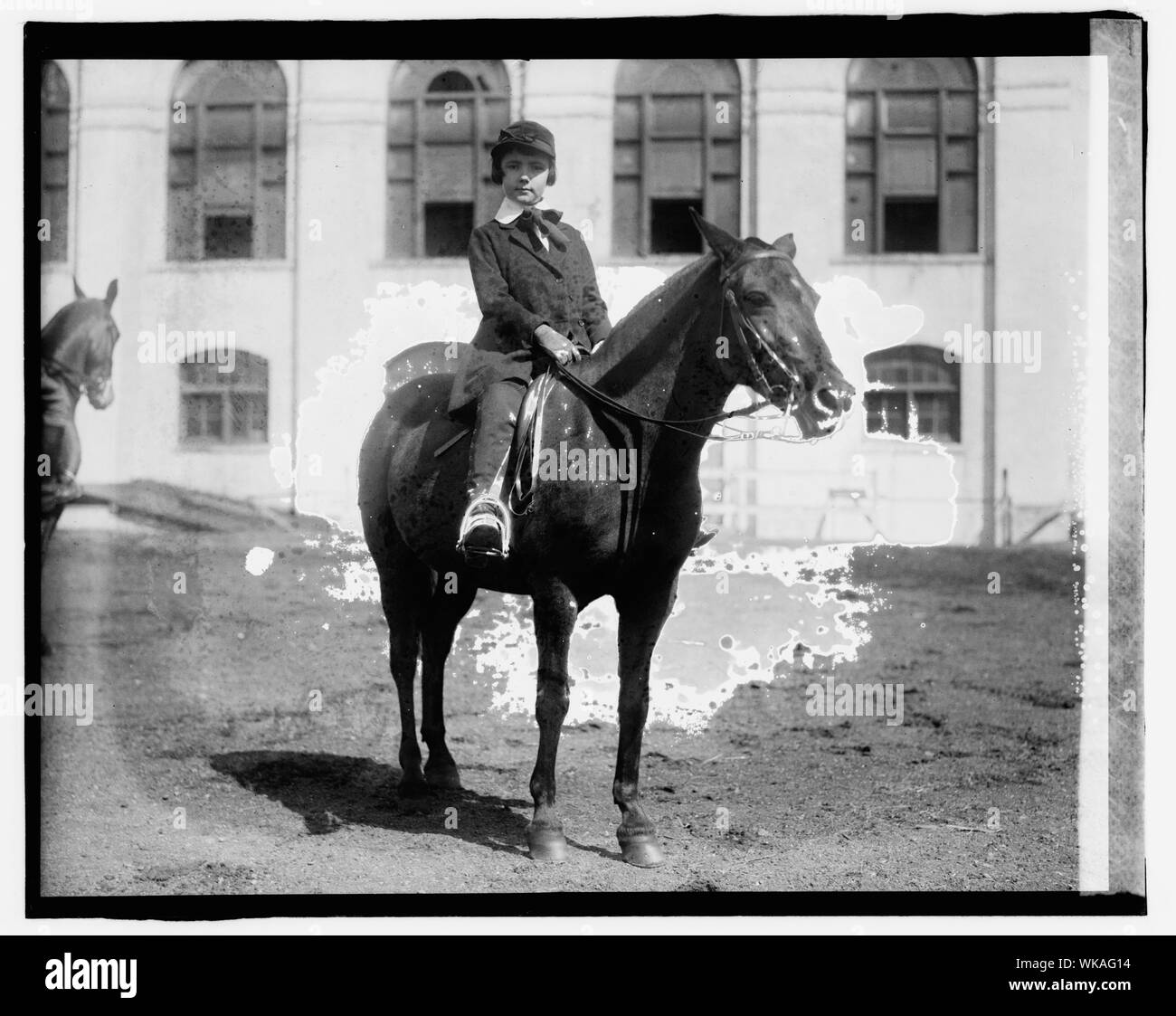 Janelle Hart, Tochter von Kapitän Hart, U.S.N. Stockfoto
