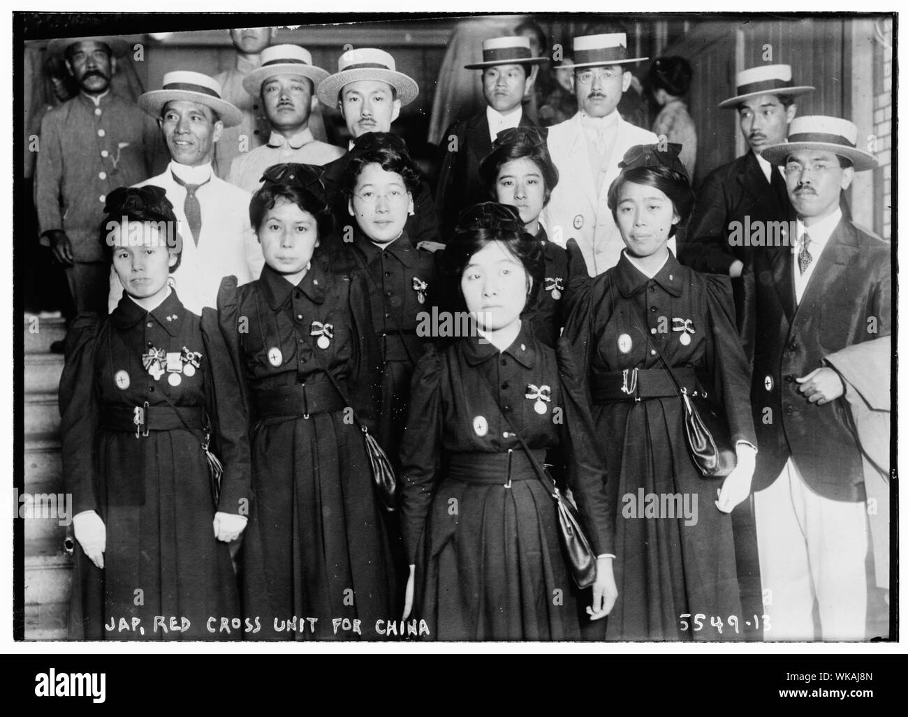 Japanische Rote Kreuz Einheit für China Stockfoto