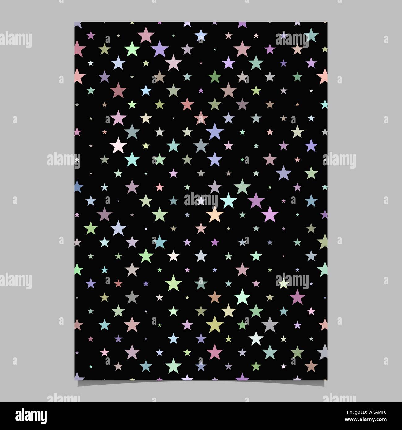 Star Muster Poster template-Vektor Briefpapier Hintergrund Stock Vektor