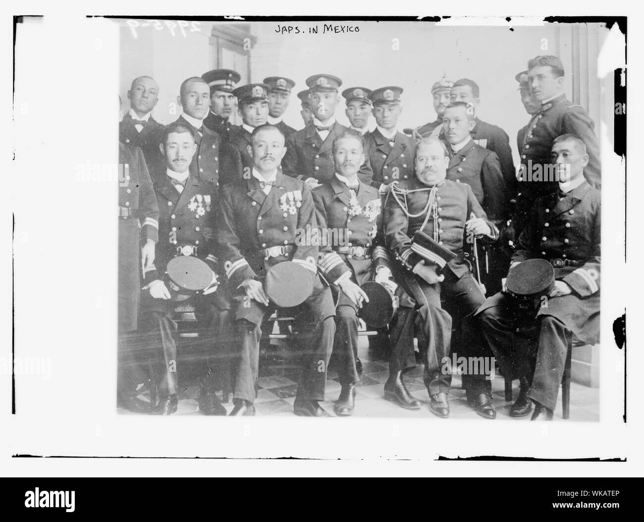 Japaner in Mexiko Stockfoto