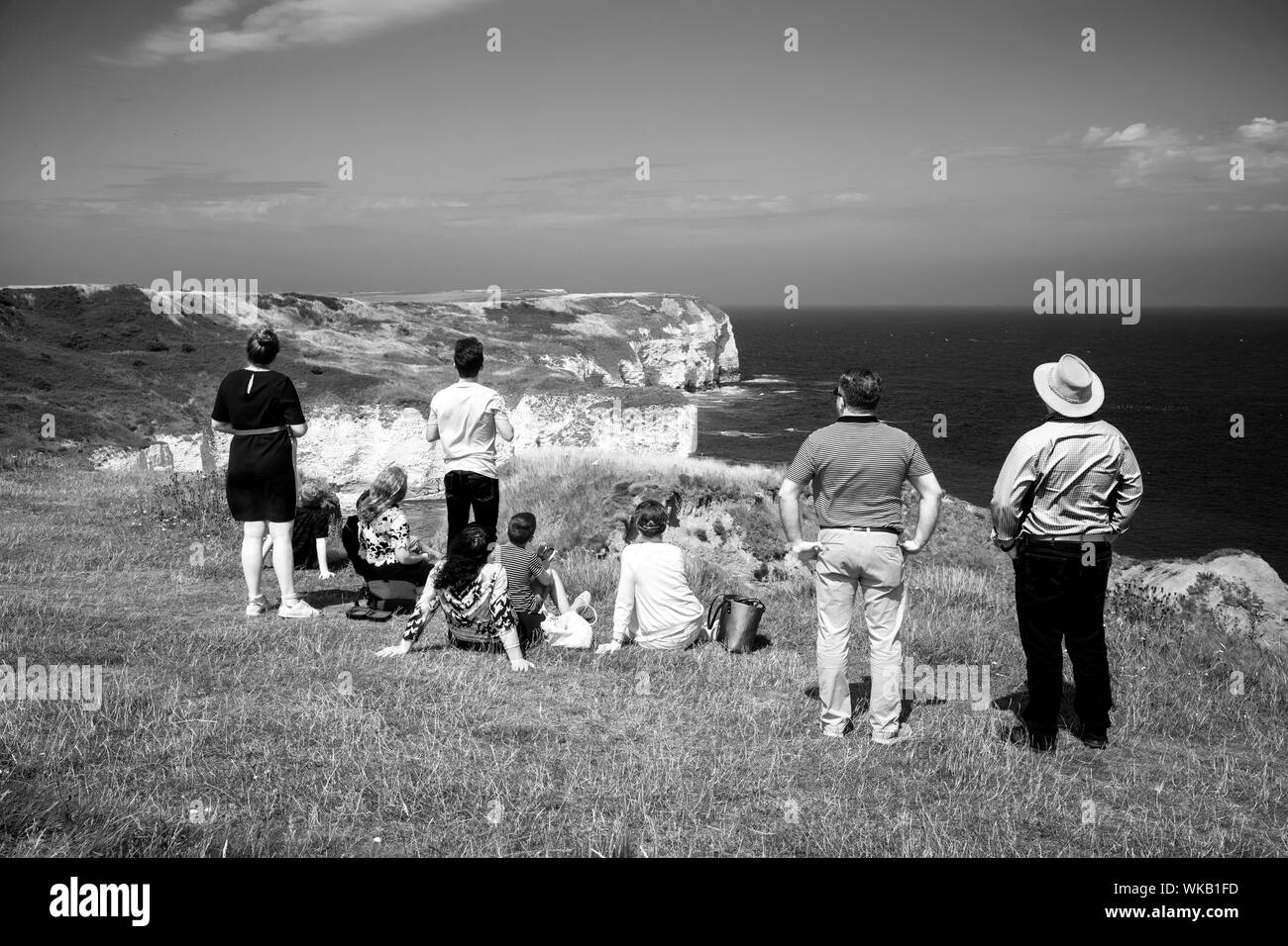 Drama bei Flamborough Head, Yorkshire, Großbritannien Stockfoto