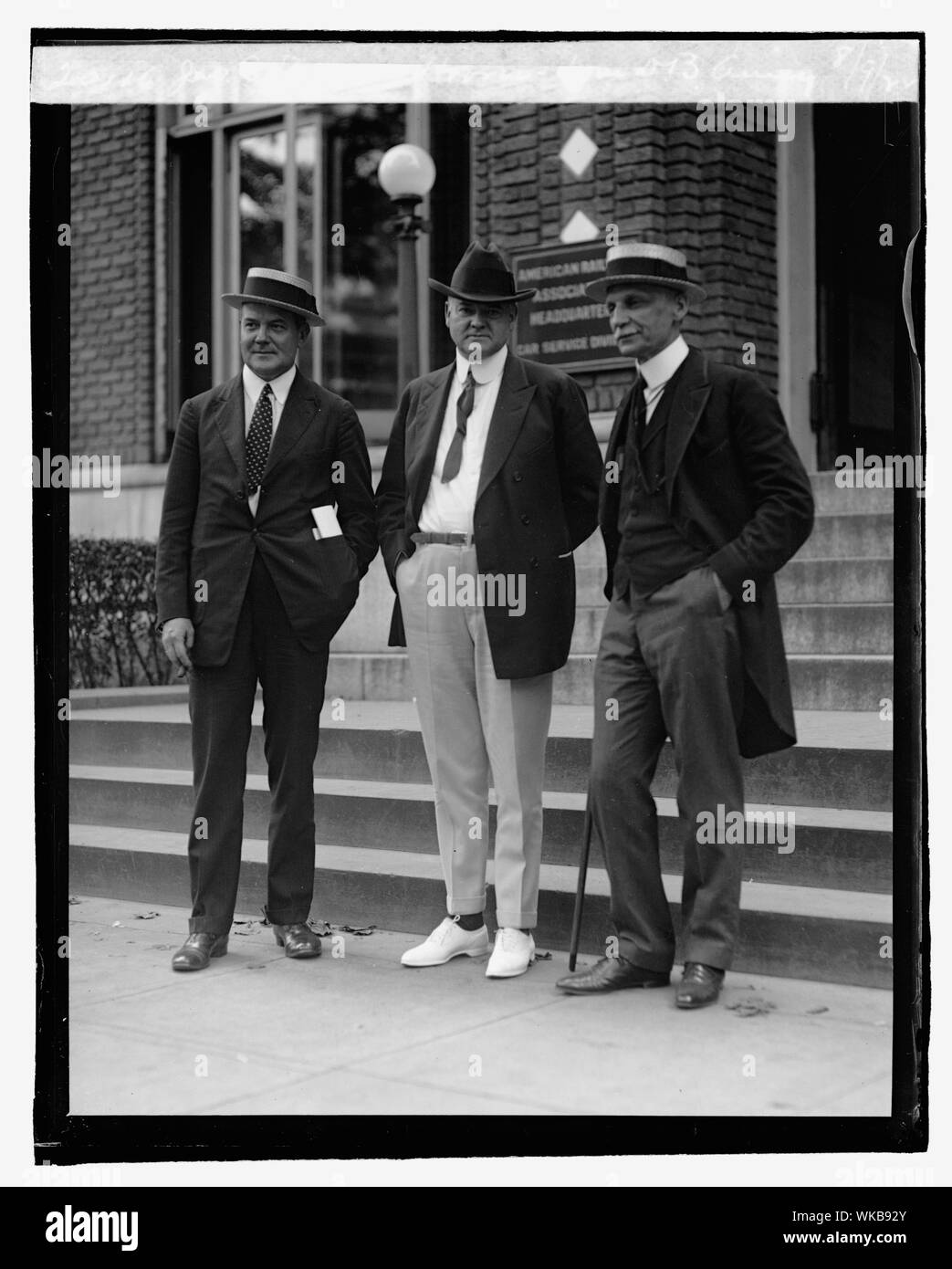 Jak. S. Benn, Hoover, Wm. D.B. Airey, 8/19/22. Stockfoto