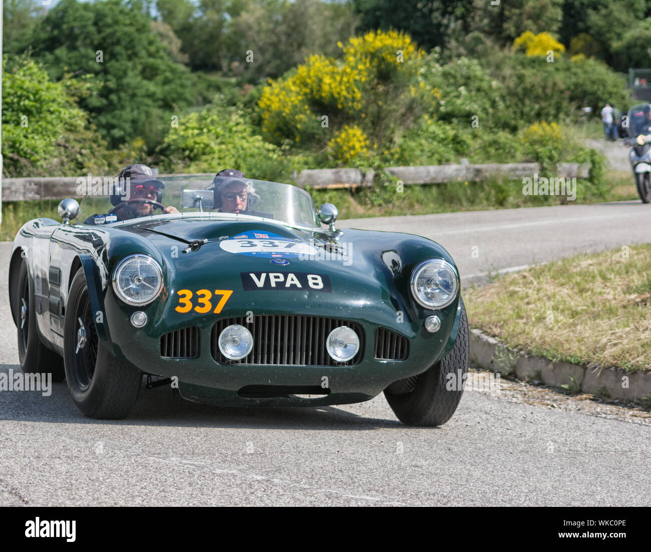 HWM JAGUAR 3.4 SPORT 1954 alten Rennwagen Rallye Mille Miglia 2018 die berühmte italienische historische Rennen (1927-1957) Stockfoto
