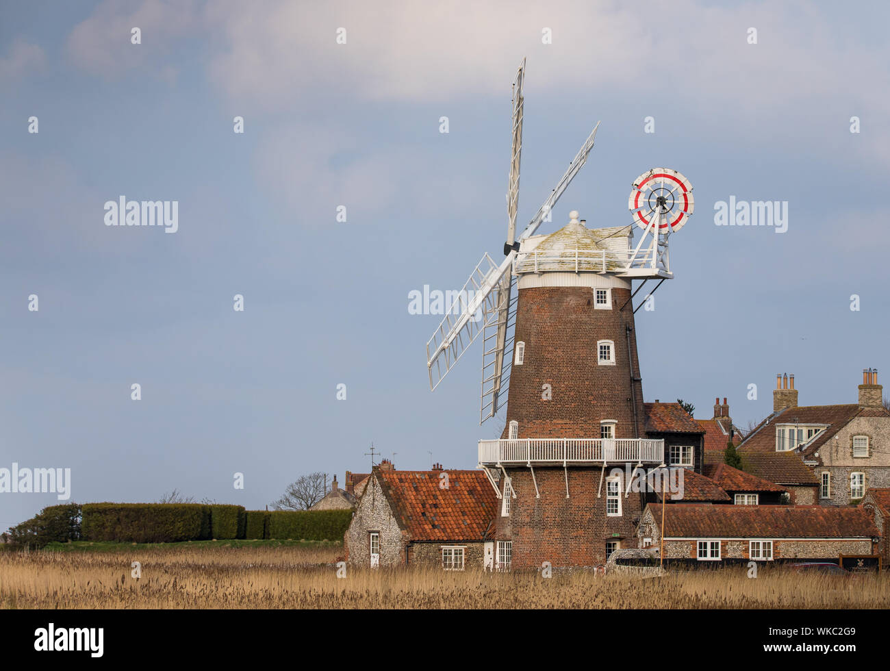 Cley Windmill, Cley - nächste - Meer, North Norfolk, England Stockfoto