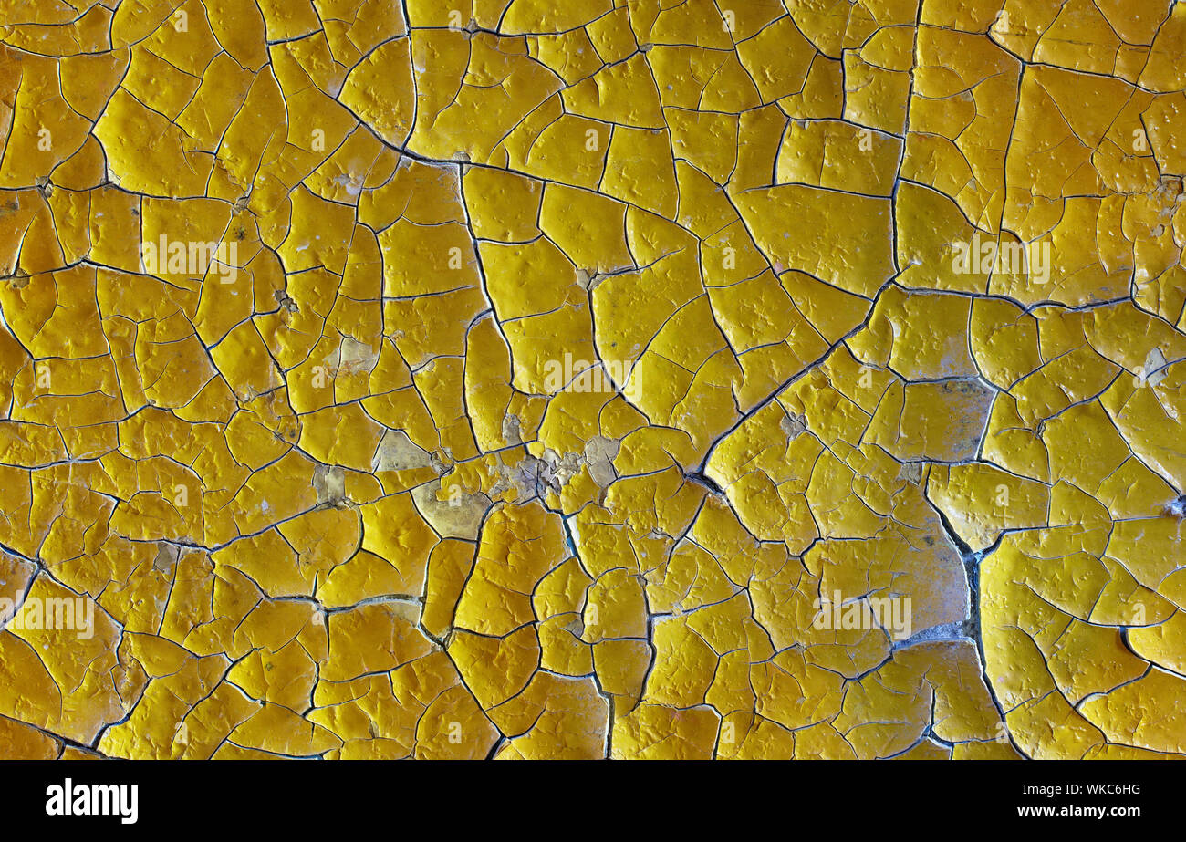Textur - Risse die Oberfläche der Ölfarbe mit an der Wand Stockfotografie -  Alamy