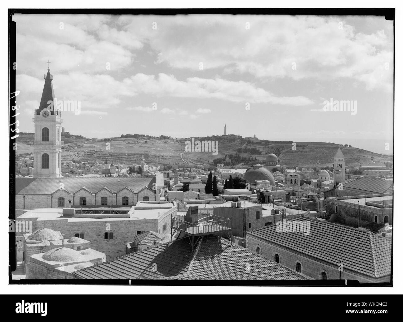 Jerusalem & Olivet von Freres Schule Stockfoto