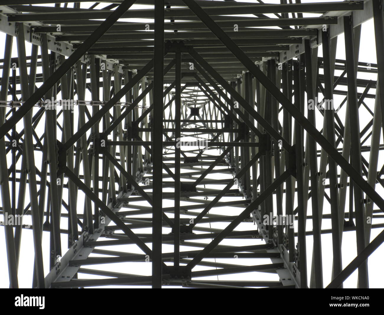 Metallische gebaut Struktur Stockfoto