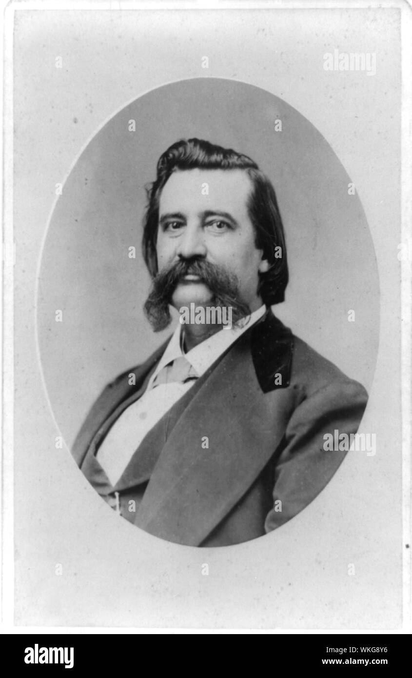 John Alexander Logan, Kopf und Schultern hoch, nach links Stockfoto