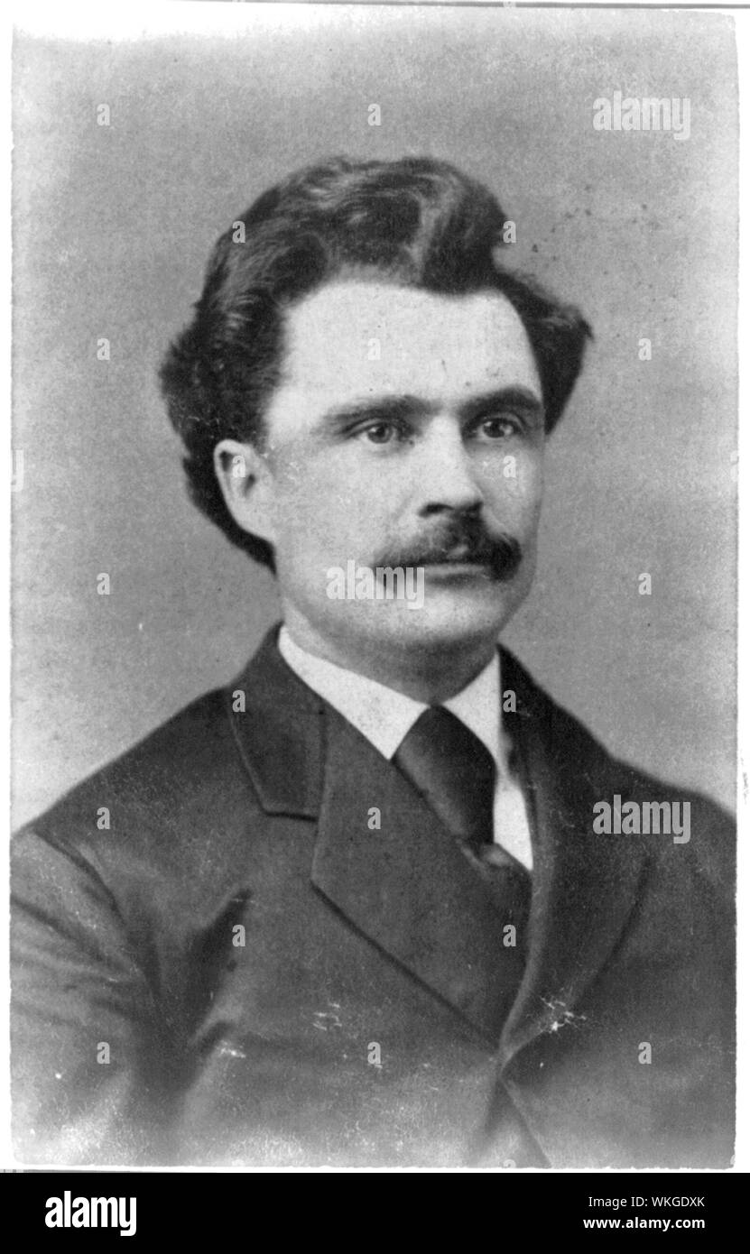 John Boyle O'Reilly, Irische geborene Dichter, Kopf und Schultern hoch, nach rechts/A. Marshall Stockfoto