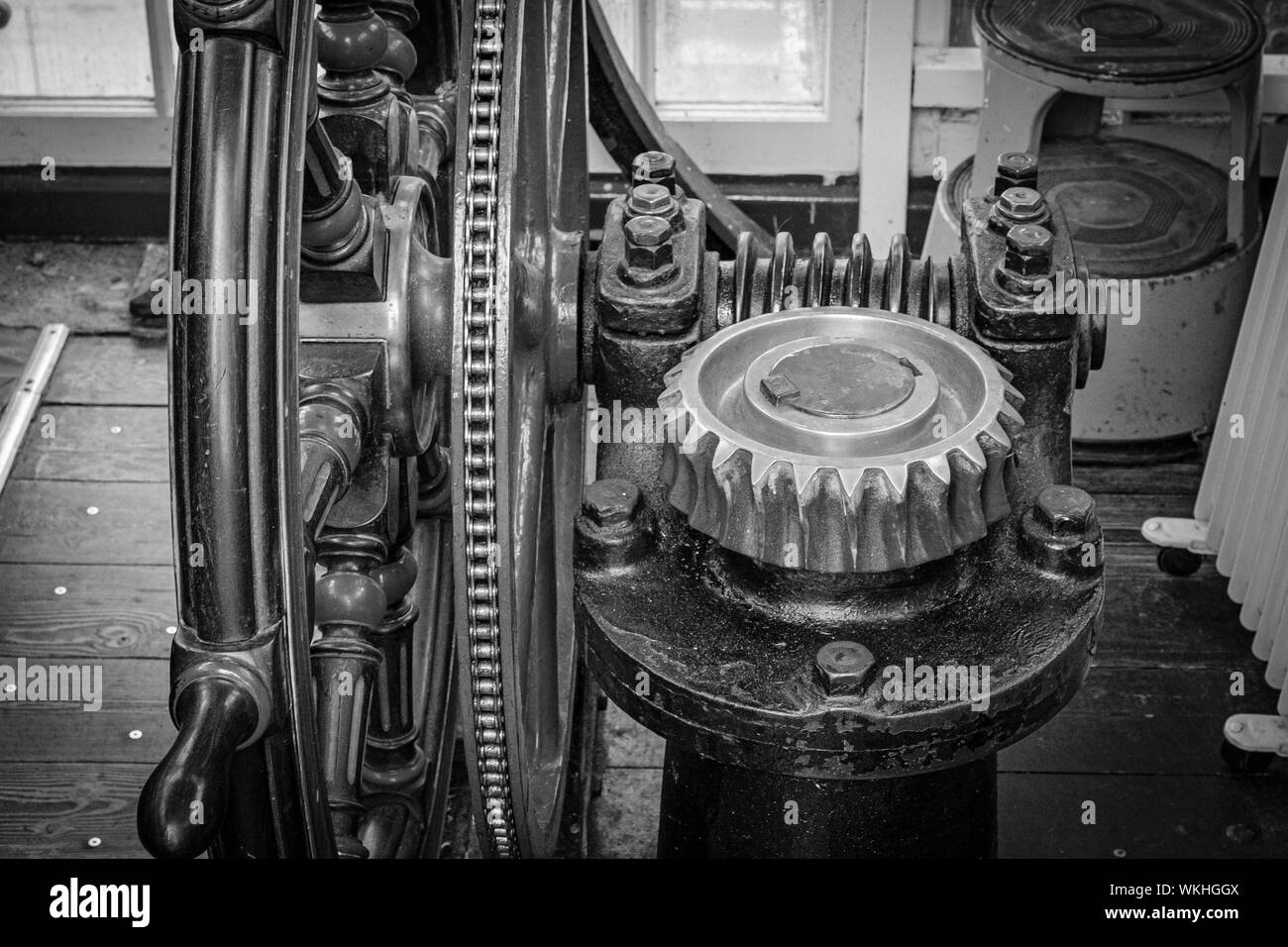 Die obere Station in Saltburn Cliff Lift in Saltburn-by-the-Sea, Großbritannien Stockfoto