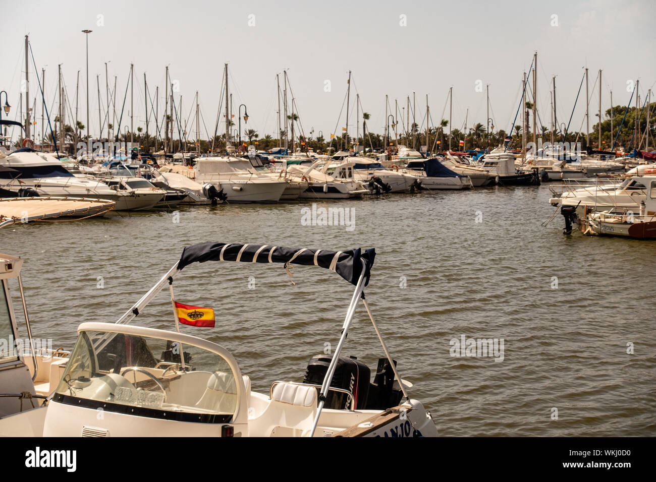 Marina boote Yachten Stockfoto