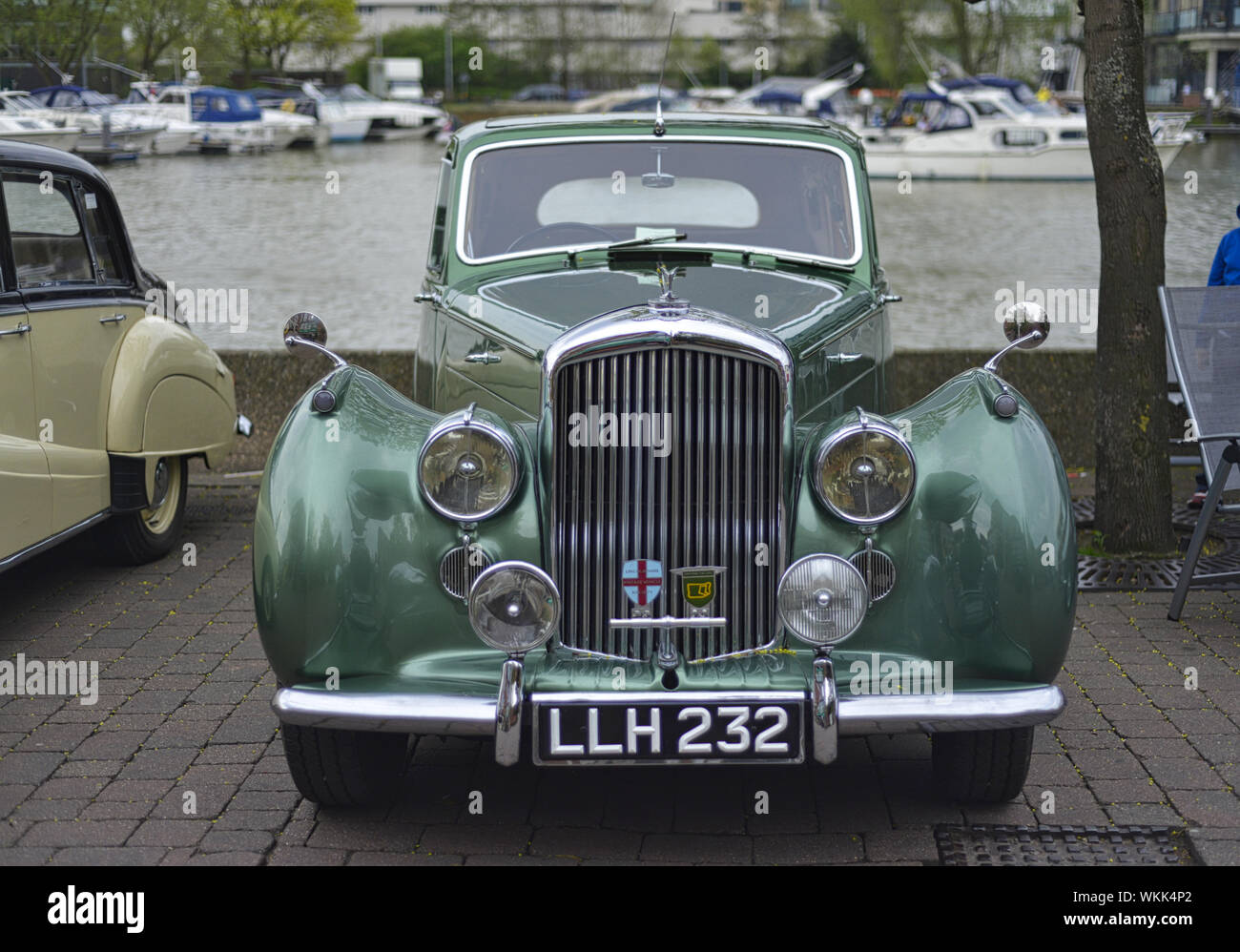 Oldtimer, klassische alte Automobile, Auto Hobbies, Antique Car Show, Lincoln Classic Car, England, Großbritannien Stockfoto