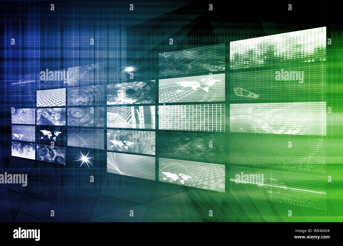 Digitale Lösungen Stockfoto