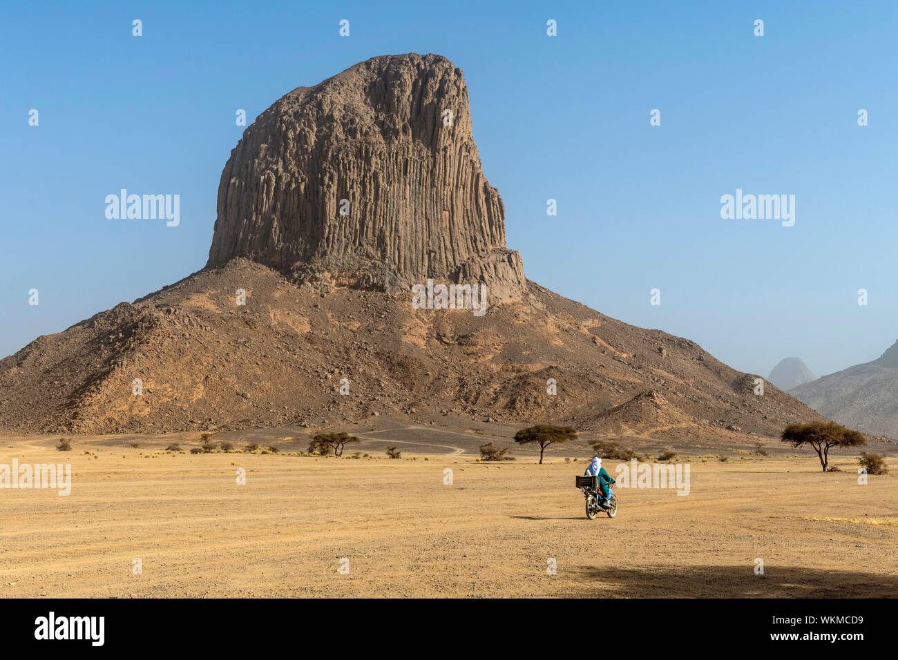 Felsen, Berge von Assekrem, Hoggar Gebirge, Algerien Stockfoto