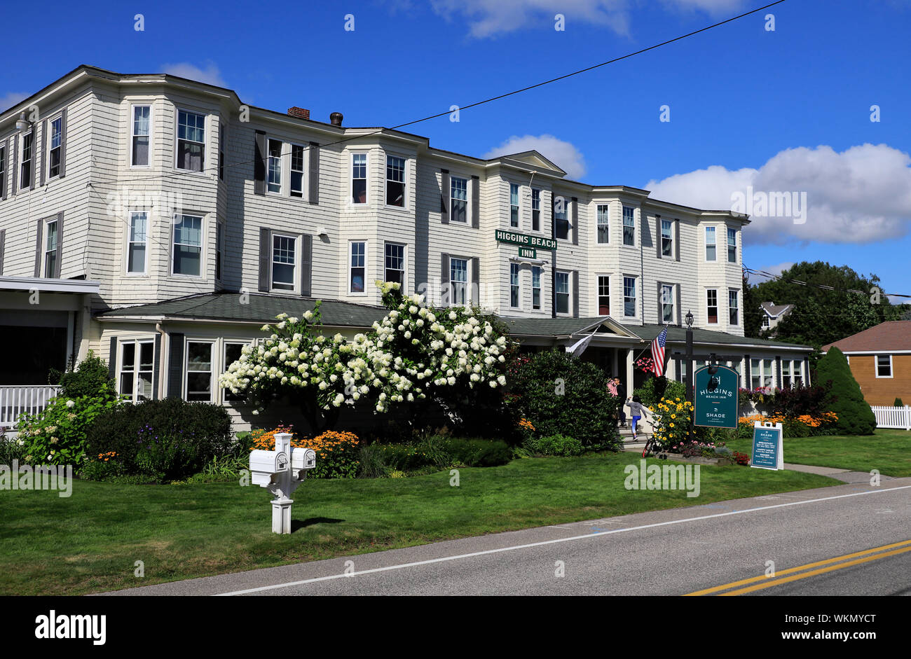 Higgins Beach Inn. Higgins Beach. Scarborough. Maine. USA Stockfoto