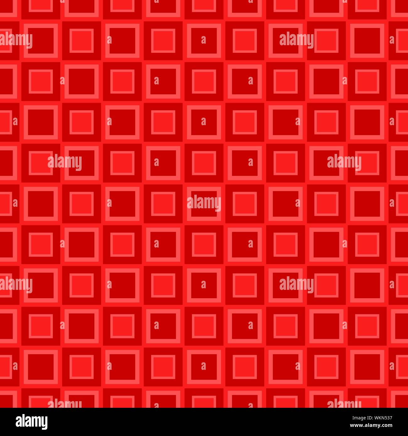 Zusammenfassung nahtlose quadratischen Muster Hintergrund Design - Farbe vektorgrafik Stock Vektor