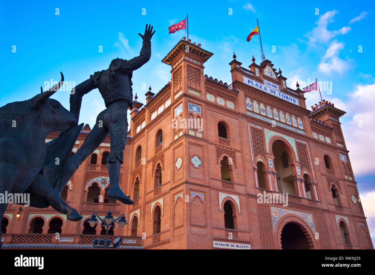 Stierkampfarena von Madrid, Las Ventas Stockfoto