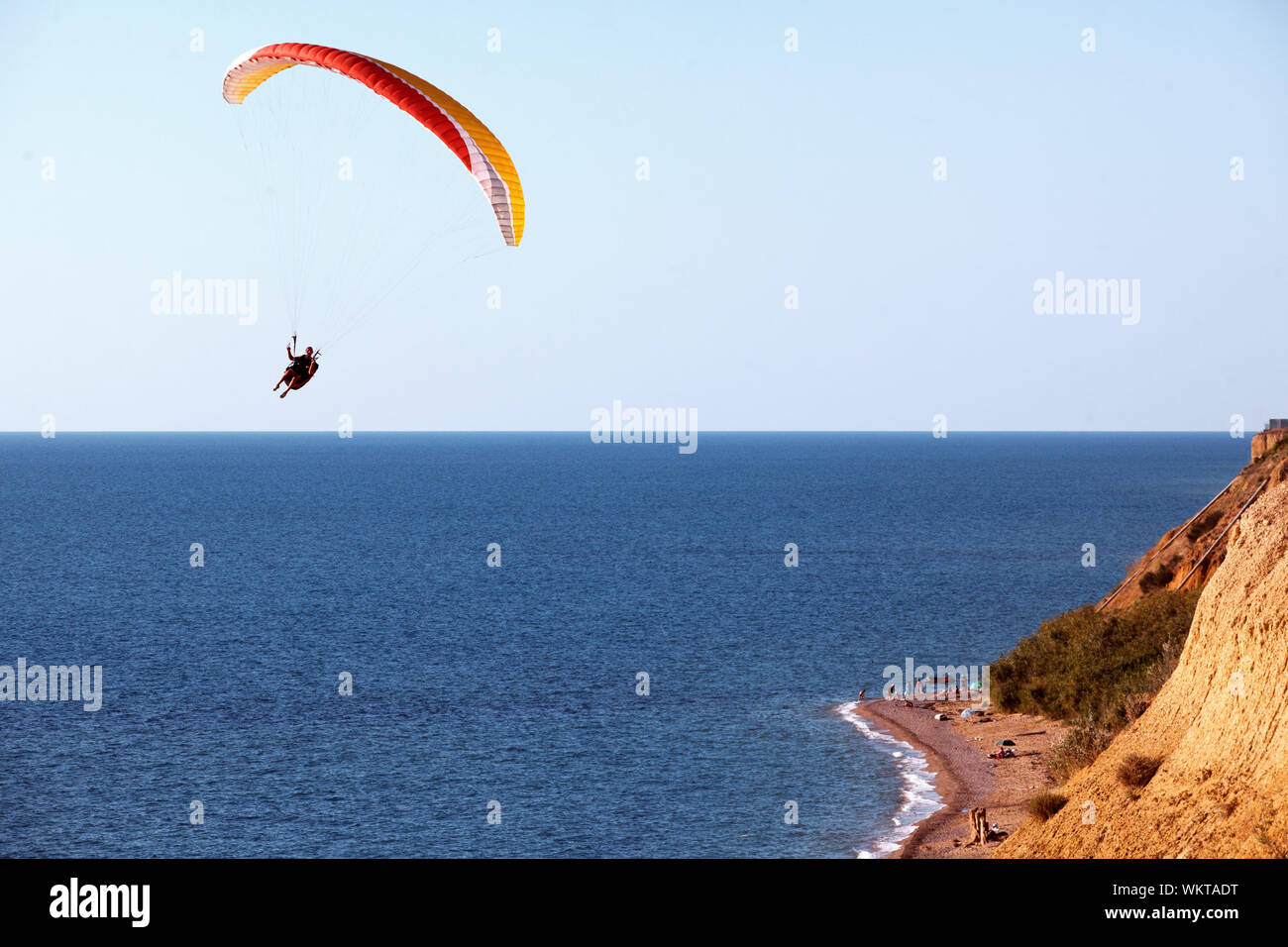 Paragliding Stockfoto Paragliding Stockfoto