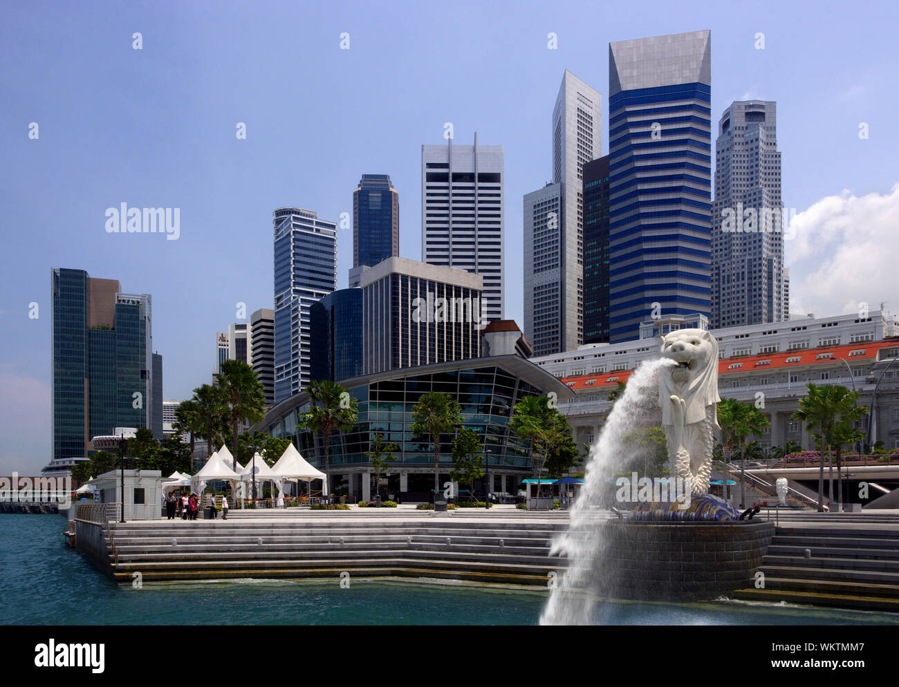 Stadtbild von Singapur Stockfoto