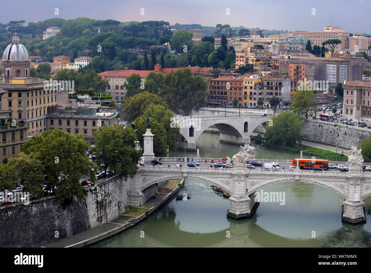 Stadtbild von Rom, Italien Stockfoto