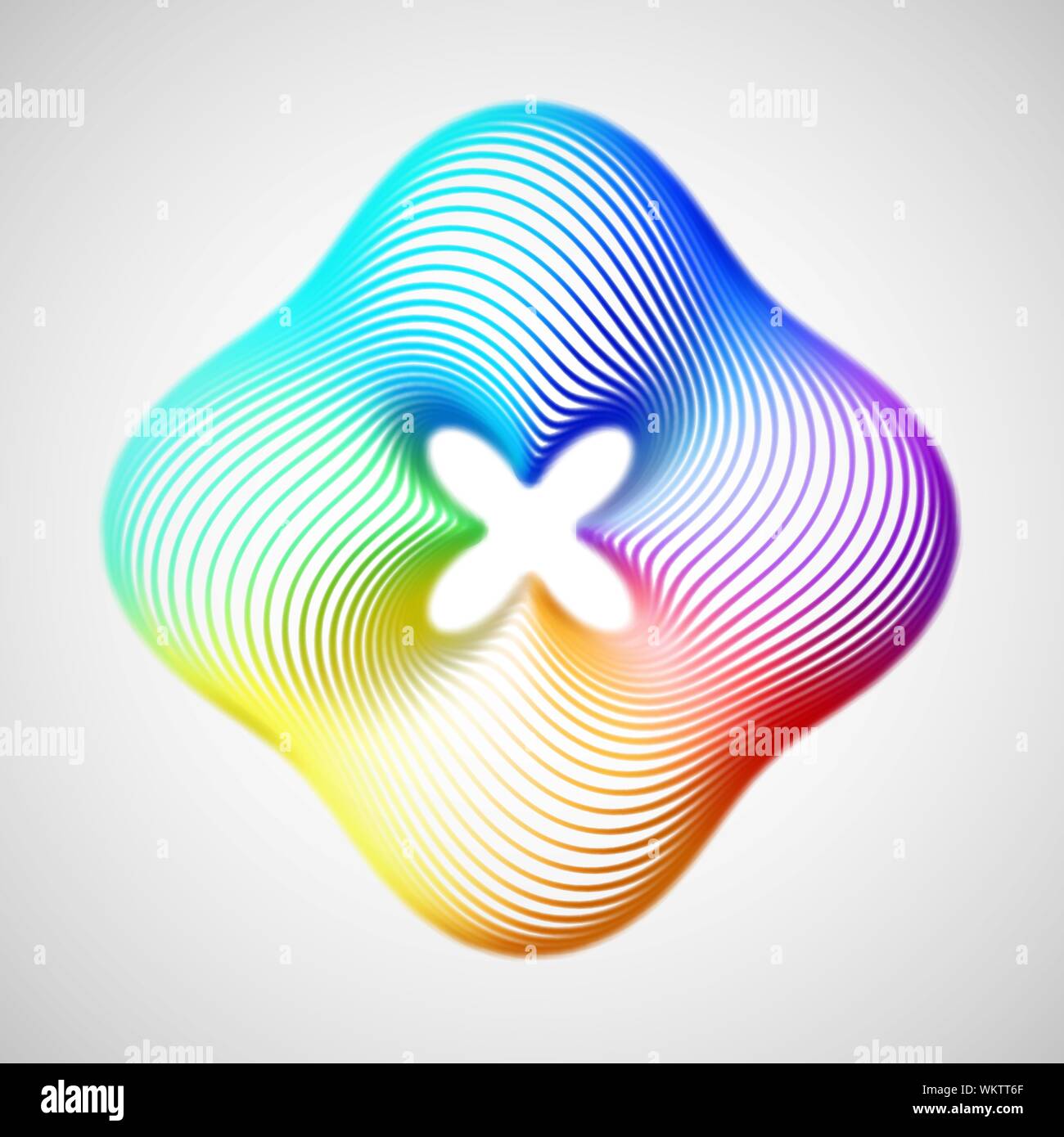 3D kreative Hintergrund oder Dekoration Element. Abstraktes Farbmuster. Stock Vektor