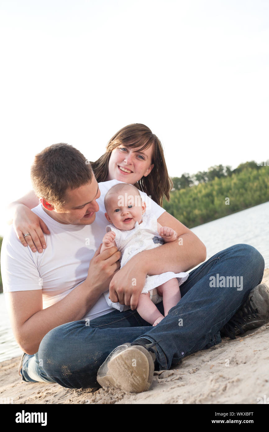 Happy Family Day Stockfoto