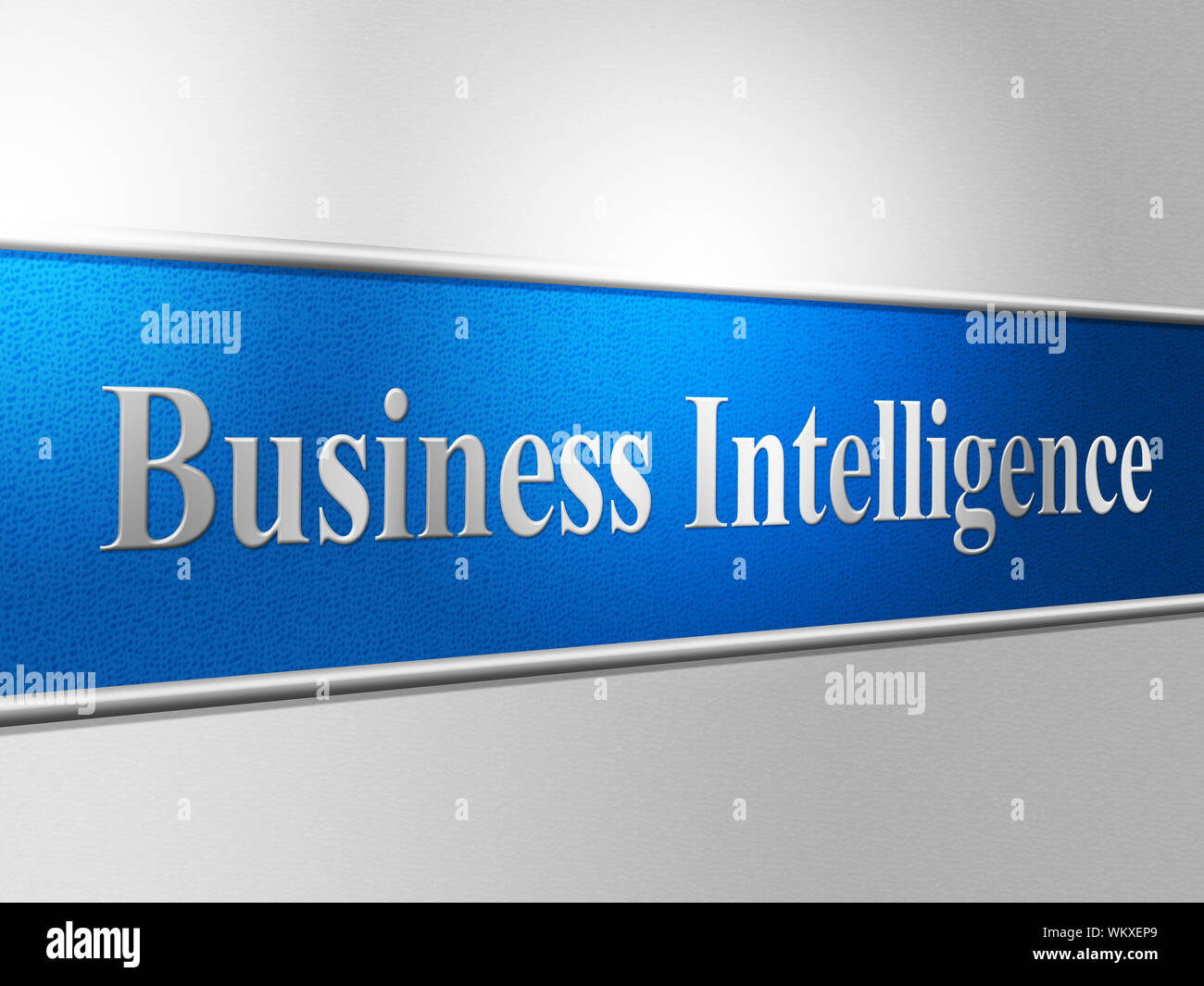 Business Intelligence Vertretung Denkvermögen und Biz Stockfoto